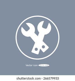 tools icon service sign