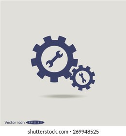 tools icon service sign