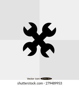 tools icon service sign