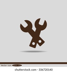 tools icon service sign