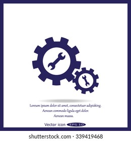 tools icon service sign