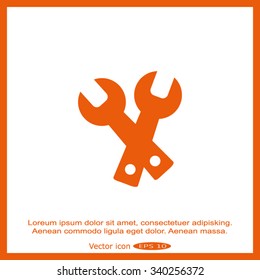 tools icon service sign