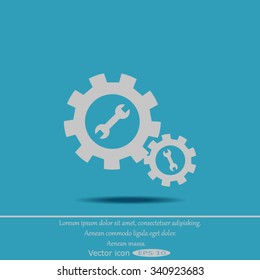 tools icon service sign