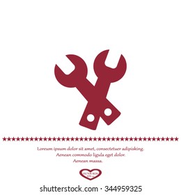 tools icon service sign