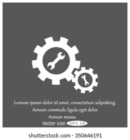 tools icon service sign