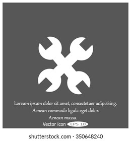 tools icon service sign
