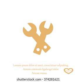 tools icon service sign