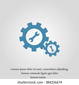 tools icon service sign