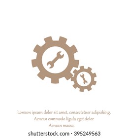 tools icon service sign