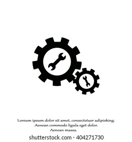 tools icon service sign