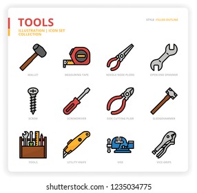 Tools icon set