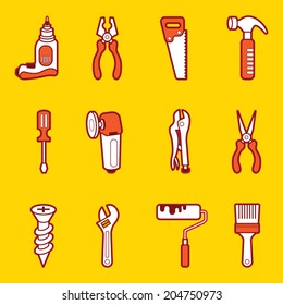 tools icon set