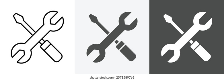 Tools icon set set vector art