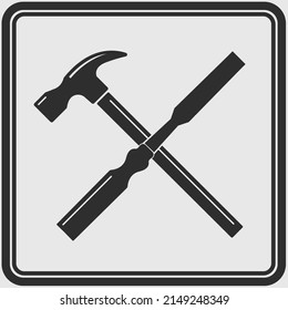 Tools icon as a sign and for logo designs