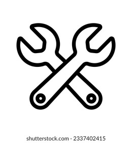 Icono de herramientas. inicio de sesión para concepto móvil y diseño web. ilustración vectorial