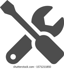 Tools icon or sign and Tools symbol vector