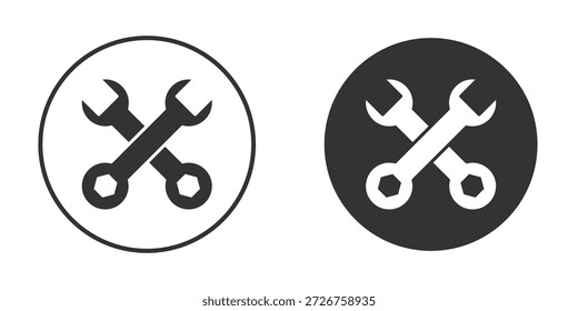 Símbolos simples del Clipart de la silueta del icono de las herramientas