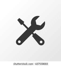 Tools Icon Symbol. Premium Quality Isolated Service  Element In Trendy Style.