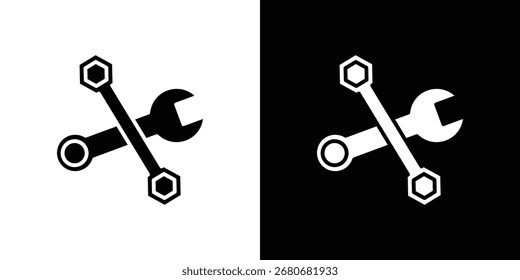 Ícone de ferramentas símbolo. design simples editável.