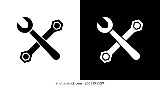 Tools icon symbol. Simple, flat design for web and mobile app