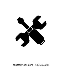 tools icon symbol vector on white background