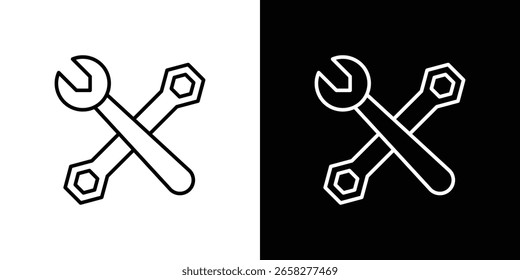 Icono de herramientas. Símbolo para su diseño de Sitio web, logotipo, App, UI. Ilustración vectorial. EPS10