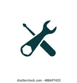 Tools Icon in trendy flat style isolated on white background