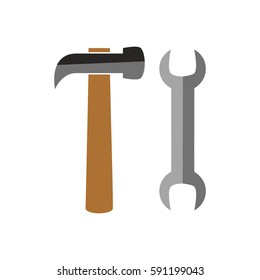 Tools icon in trendy flat style.