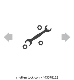 Tools icon vector