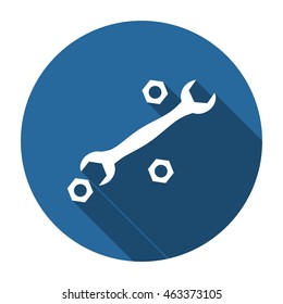 Tools icon, vector, icon flat