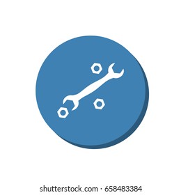 Tools Icon Vector flat design style