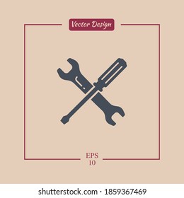 tools icon. Vector illustration EPS 10.