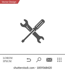 tools icon. Vector illustration EPS 10.