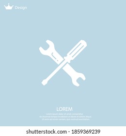 tools icon. Vector illustration EPS 10.