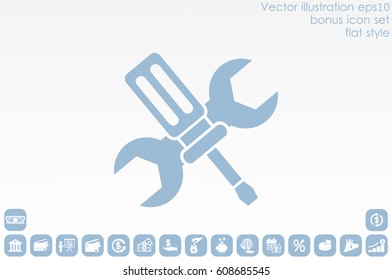 Tools icon vector illustration eps10.