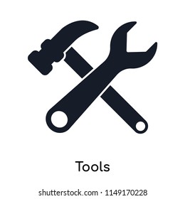 Tools icon vector isolated on white background for your web and mobile app design, Tools logo concept