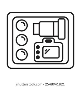 Tools icon vector on white background