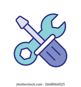 Icono de herramientas Vector ilustración de stock
