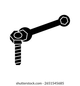 tools icon white on background