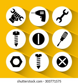tools icons design, vector illustration eps10 graphic 