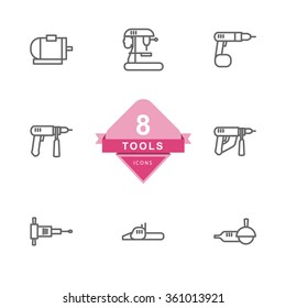 Tools Icons ( Line Icons )