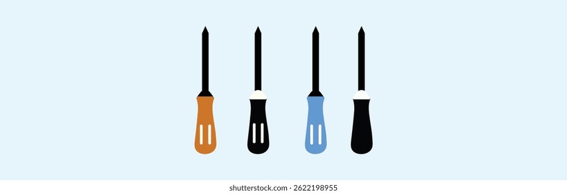 Tools Icons. repair,repair tool,screwdriver icon vector design symbol
