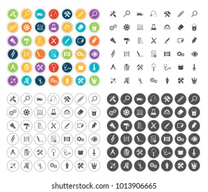 Tools icons set