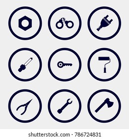 tools icons set