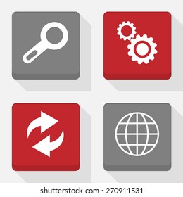 tools icons set great for any use. Vector EPS10.