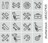Tools icons. Strokes not expanded. Outlines not converted to objects.