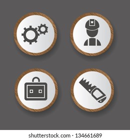 Tools icons,building icons,vector