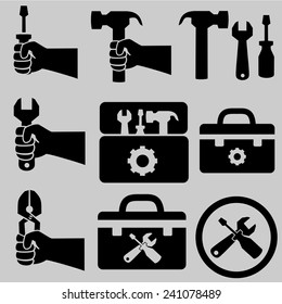 Tools icons.vector