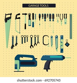  tools icons.vector illustration