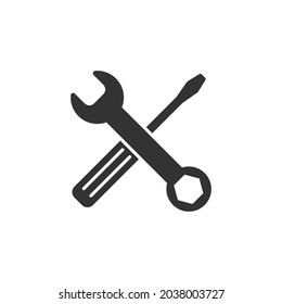 Tools icons.Vector illustration isolated on white background.Eps 10.